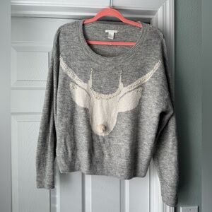 H&M reindeer sweater